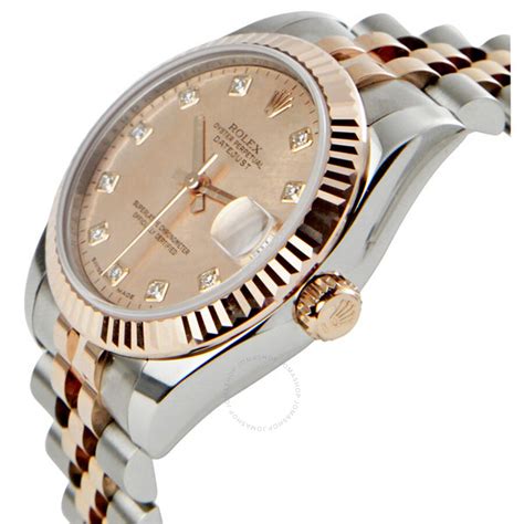 rolex oyster perpetual datejust 31 automatic pink dial|rolex datejust 31 gold price.